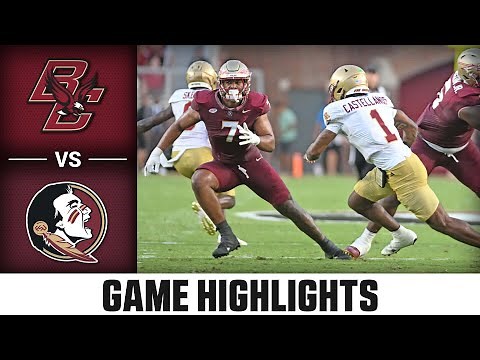 Boston College vs. Florida State Game Highlights | 2024 ACC Football