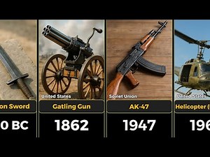 Weapons Evolution Timeline | Most Important Weapons in History