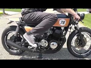 "So-Cal 750" Honda CB750 Cafe Racer, custom build and walk around 1978
