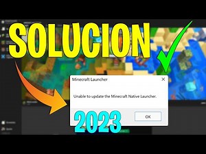 ✅COMO SOLUCIONAR EL PROBLEMA❗ “UNABLE TO UPDATE THE MINECRAFT NATIVE LAUNCHER”📁
