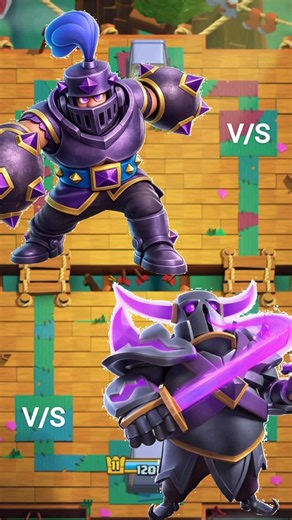 Mega Knight vs Pekka🥶😈#clashroyale