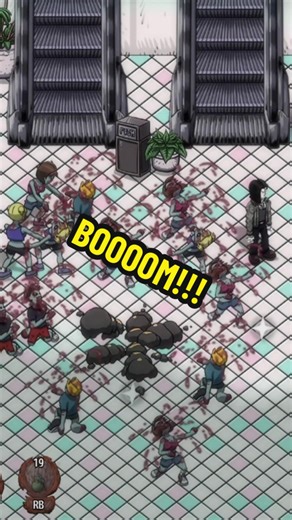 FRAG OUT!!! 🙀💥#zombie #rpgmaker #animation #gamplay #grenade demonstration of the grenade item in the over world for my in development game, Solve et Coagula.