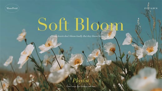 【PLAYLIST】Soft Bloom｜healing lo-fi居家/学习/工作/沐浴/阅读/运动/放松/睡前