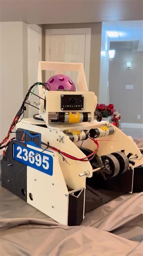 Here’s one of our early prototype for our version 2 robot!#decode #first #robotics #ftc