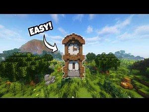 Minecraft: How to Build a Clock Tower | Tutorial