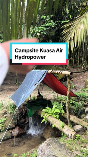 Campsite Menggunakan Kuasa Air untuk Tenaga Hijau