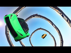 FLYING TROUGH MASSIVE LOOPINGS! (GTA 5 Funny Moments)