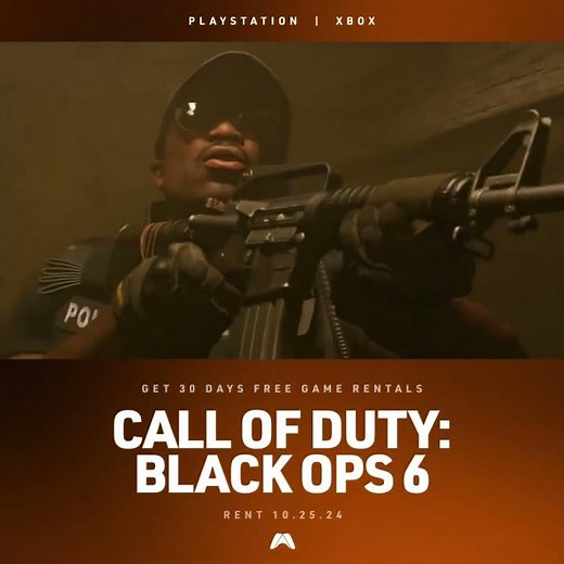 GameFly Video Game Rentals - Call of Duty Black Ops 6 - SQHRO - Rent Your Games and Save - #COD