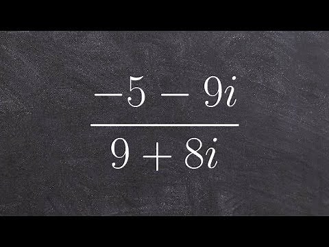 Algebra 2 - How to divide complex numbers (-5-9i) / (9+8i)