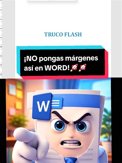 No pongas márgenes en tus documentos word de esta forma, te enseño truco para poner los márgenes correctamente. #word #margenes #wordmargenes #office #productividad