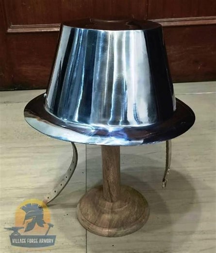 Handmade Medieval Kettle Hat Helmet Steel War Hat European Infantry Armor Larp Costume Gifts Included Padded Cap and Helmet Stand - Etsy UK