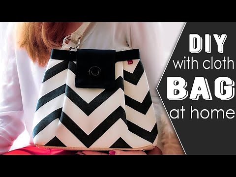 DIY TRENDY BAG CUTTING & STITCHING | Easy Way To Make a HandBag Fast