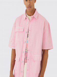 Buy BoohooMAN Boxy Denim Cargo Shacket -  - Apparel for Men