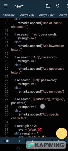 This Python code can save your account 🔥🔐|| Password checker #python #learnpython #pythontutorial