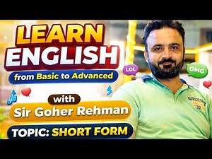 Common English Short Forms| etc., i.e., AKA, e.g. Explained by Sir Goher Rehman