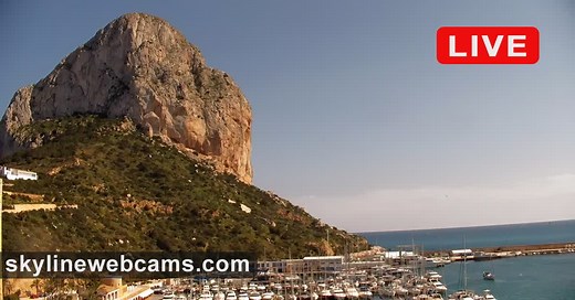 【LIVE】 Webcam Calpe - Peñón de Ifach | SkylineWebcams