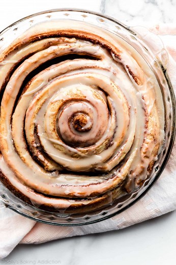 Giant Cinnamon Roll Cake (Recipe   Video) - Sally's Baking