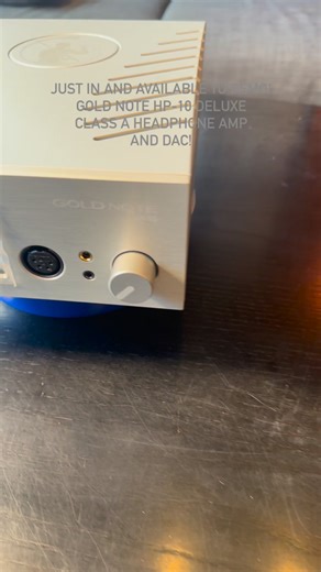 Just In and Available for Demonstration! We are in love with the New HP10 Deluxe Class A Headphone Amp/DAC and Preamp from Gold Note Audio! | AudioVision San Francisco