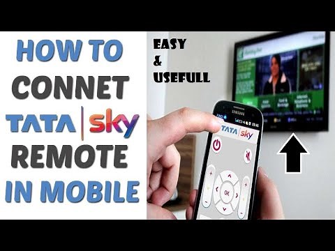 How to pair Tata Sky Remote in Mobile|How to use Phone as TV Remote|Tatasky HD Remote App