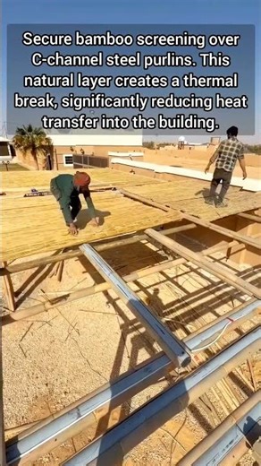 Bamboo Mats: The Natural Insulator for Steel Frames 🎋🛠️