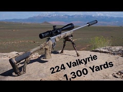 Match Grade Machine 224 Valkyrie TC Contender at 1,300 Yards!