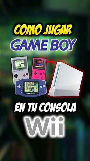 TURN your WII into a GAME BOY ✅ #tutorial #wii #videogames