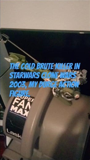 My STARWARS clone wars 2003 Durge action figure, with Swoop bike included.