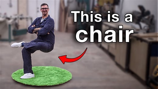 I built 5 impossible optical illusion chairs