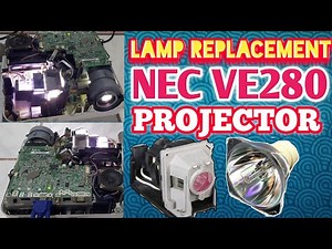 VE280 NEC Projector || Replacement Projector Lamp || very easy and you can do it yourself at home
