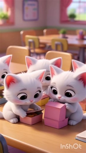 School lunch packed with love 🐱🎒💖#KittyDreams #LunchBoxStory #Cute kitty lunch box school short