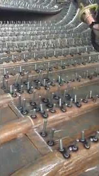 Boiler stud welding on tube