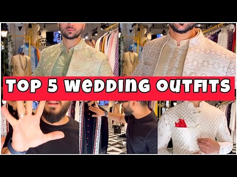 Top 5 wedding outfits | best ethnic looks for men 🔥😍