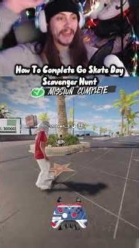 How To Complete Go Skate Day Scavenger Hunt #skate #skate4 #scavenger #audio #gaming #skateboarding