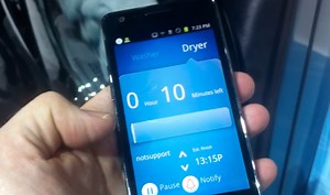 Samsung Wi-Fi enabled front-load washer and dryer has an Android app that remotely cleans your clothes (Video)