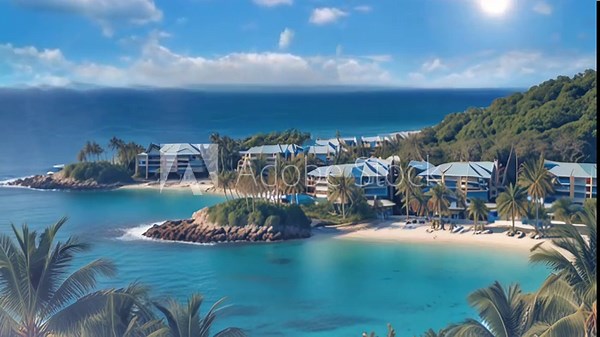 beautiful blue sea views and aesthetic smooth looping videos.