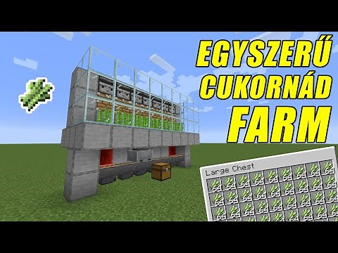 Egyszerű cukornád farm | Minecraft Tutorial Magyarul | 1.16.3 Java