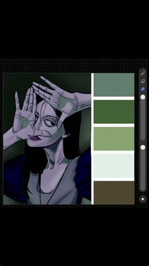 Small pallet challenge failed, however it was fun to do #art #gopaint #Alice_madness_returns