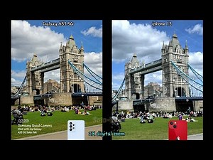 Galaxy A53 5G vs iphone 13 camera test comparison.