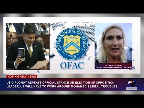 US DIPLOMAT REPEATS OFFICIAL STANCE ON ELECTION OF OPPOSITION LEADER, .......