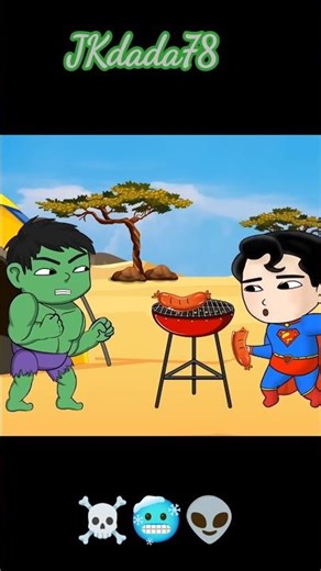 Superman versus alien Spider-Man