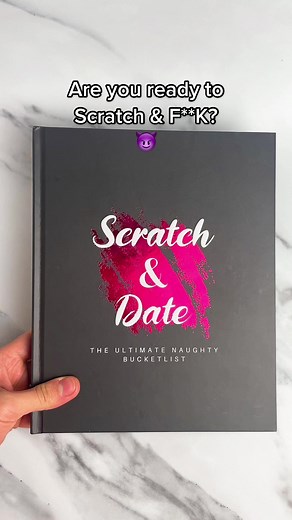 Perfect Valentine’s gift idea is our scratch book full of naughty spontaneous activities for you to get down & dirty! Secret Scratch & F**k section too 😈👀#scratchanddate #valentinesgiftideas #valentinesdaygiftsforher #valentinesdaygiftsforhim #couplegoals
