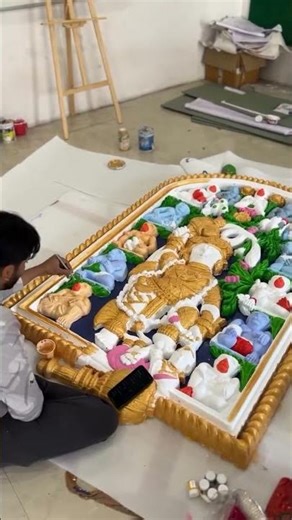 Making of a Giant 6x4 Ft Hanumanji Mural | CNC Art on HDF with Gold Foil