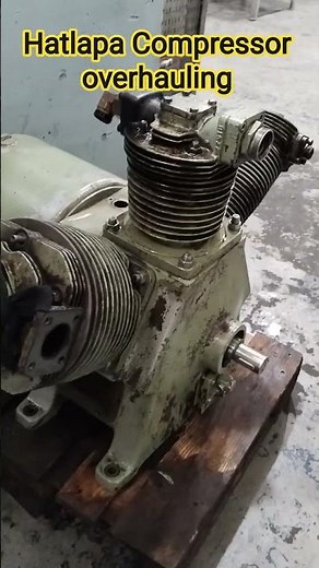 Overhauling of Hatlapa Air Compressor #aircompressor #repair