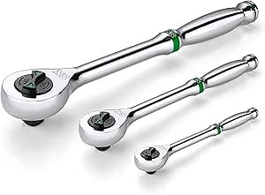 SK 3/8" Drive Socket Set with 160-P Ratchet, 56-Piece, SAE & Metric, SuperKrome Finish, Premium CR-V Construction, with EVA Foam Tool Organizer