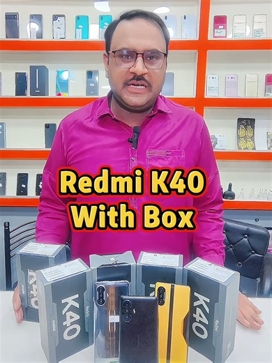 Redmi K40 Box - Stock Available Now! 📦✨
