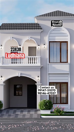 23X38 #2bhkhousedesign #frontelevation #subscribe #construction #viralshorts #viralvideos