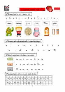 lecture avec professeur robot : a / i / m / n ....