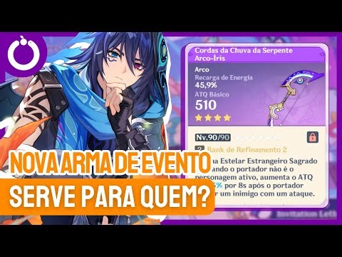 Who uses the NEW Rainbow Serpent Rain Strings event bow? | Quick Guide - Genshin Impact