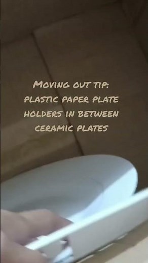 How to pack plates when moving out