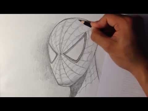 How to Draw Spider-man in Fine Art Style - Easy Drawings